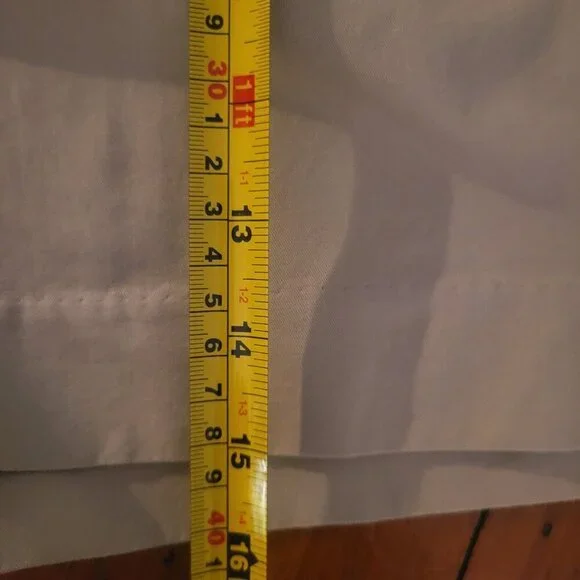 OVS Classic Tailored Fit Cotton Twill Shorts - Tan - Size 12 (Euro Size 44) - Picture 7 of 10